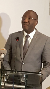 Hon Minister of Trade and Industry of Cote d’Ivoire, Mr Souleymane Diarrassouba